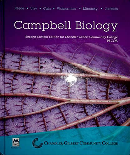Imagen de archivo de Campbell Biology Custom Edition for Chandler-Gilbert PECOS, 2/e a la venta por HPB-Red