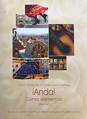 Beispielbild fr Anda! Curso Elemental Volume 1 (Custom Edition for San Diego State University) zum Verkauf von Red's Corner LLC