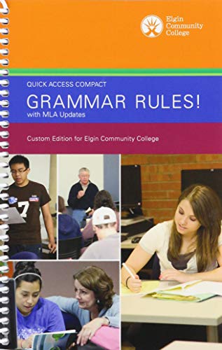 Imagen de archivo de Quick Access Compact Grammar Rules!: With MLA Updates a la venta por BooksRun