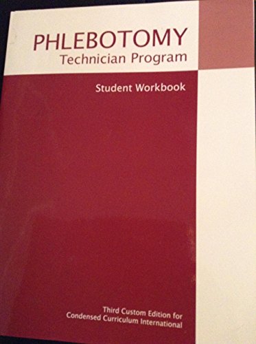 Stock image for Phlebotomy Technician Program Student Workbook, 3/e for sale by BooksRun