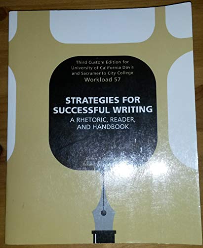 Beispielbild fr Strategies for Successful Writing: A Rhetoric, Reader, and Handbook zum Verkauf von Books From California