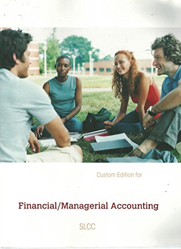 Stock image for Financial/Managerial Accounting, Custom Edition for Salt Lake Community College for sale by BooksRun