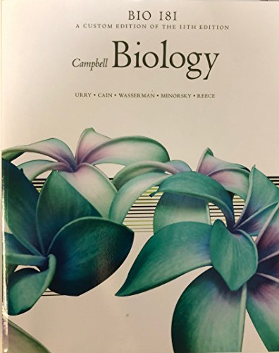 Imagen de archivo de Bio 181 Custom 11th Edition Campbell Biology a la venta por SecondSale