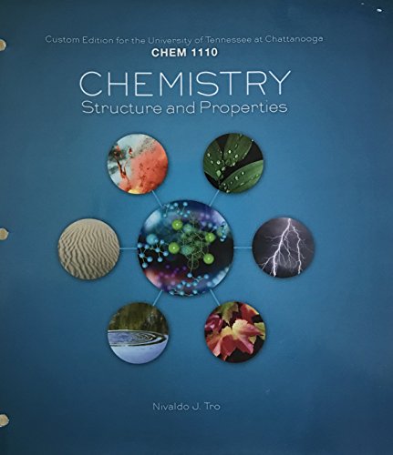 Imagen de archivo de Chemistry Structures and Properties for The University of Tennessee CHEM 1110 a la venta por Better World Books