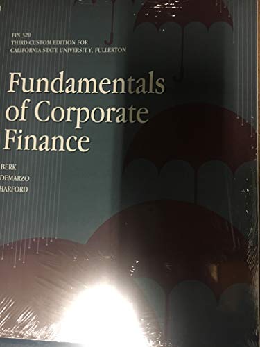 Stock image for Fundamentals of Corporate Finance for sale by GoldenWavesOfBooks