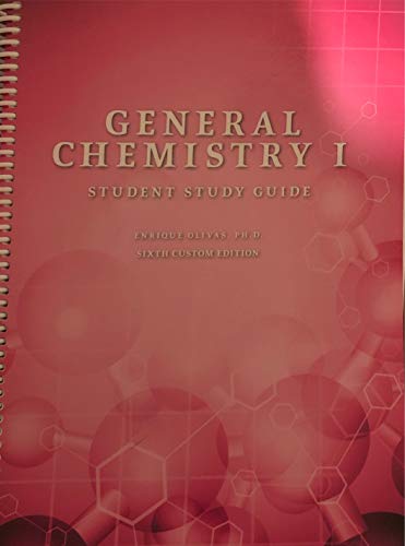 Stock image for General Chemistry I Student Study Guide for sale by Campus Bookstore