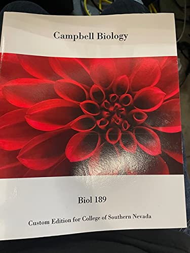 Beispielbild fr Campbell Biology 12th Edition Custom for College of Southern Nevada BIOL 189 zum Verkauf von BooksRun