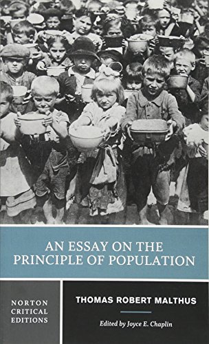 Stock image for An Essay on the Principle of Population: A Norton Critical Edition (Norton Critical Editions) for sale by Book Deals