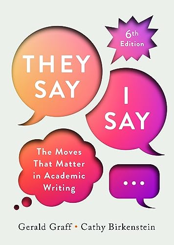Stock image for They Say / I Say" for sale by BooksRun