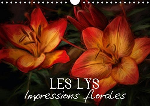 9781325054350: Les lys impressions florales: Calendrier mural A4 horizontal 2016