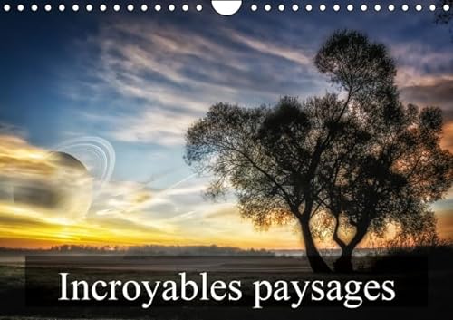 9781325120352: Incroyables paysages: Paysages imaginaires. Calendrier mural A4 horizontal 2016
