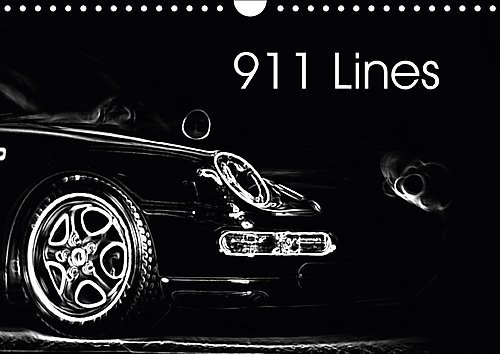 9781325179275: 911 Lines 2017: A German Sportscar in Lines (Calvendo Art)