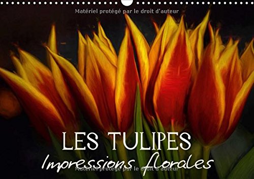 9781325186907: Les Tulipes Impressions florales (Calendrier mural 2017 DIN A3 horizontal): Egayez votre quotidien ! (Calendrier mensuel, 14 Pages )