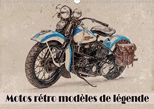 Stock image for Motos retro modeles de legende 2020: Serie de 12 tableaux de creations originales d'une selection de motos parmi les plus celebres du siecle dernier. (Calvendo Technologie) for sale by Revaluation Books