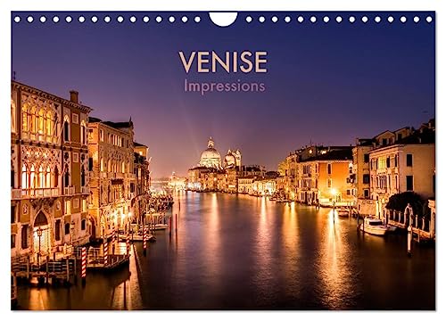 9781325886678: Venise Impressions (Calendrier mural 2024 DIN A4 vertical), CALVENDO calendrier mensuel: Voyage photographique  travers la romantique ville des lagunes.