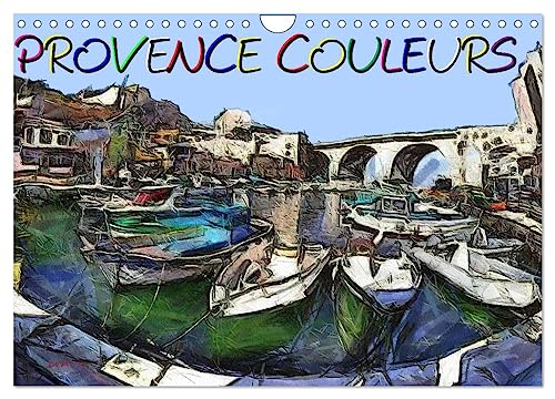9781325899920: Provence couleurs (Calendrier mural 2024 DIN A4 vertical), CALVENDO calendrier mensuel: Srie de tableaux sur la Provence