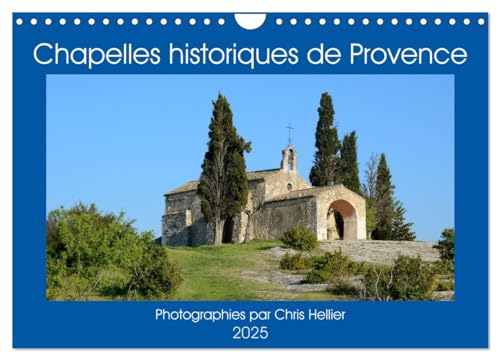 Imagen de archivo de Chapelles historiques de Provence (Calendrier mural 2025 DIN A4 vertical), CALVENDO calendrier mensuel a la venta por BuchWeltWeit Ludwig Meier e.K.