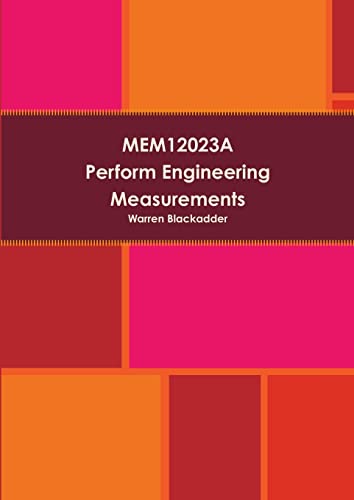 Stock image for Mem12023A Perform engineering measurements for sale by PBShop.store US