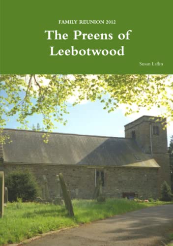Imagen de archivo de FAMILY REUNION 2012: The Preens of Leebotwood a la venta por Lucky's Textbooks