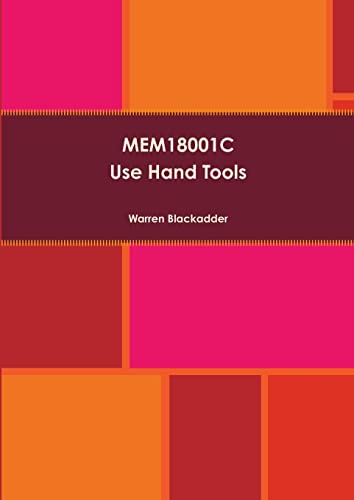 Stock image for MEM18001C Use hand tools for sale by PBShop.store US