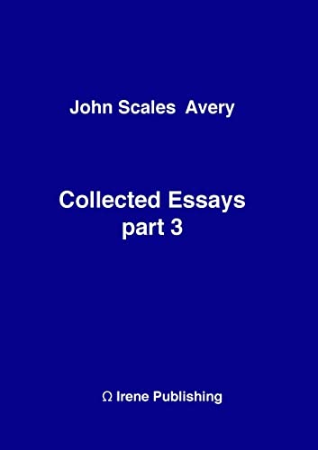 Stock image for Collected Essays 3 for sale by PBShop.store US