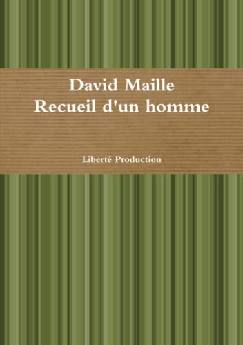 Stock image for Recueil d'un homme (French Edition) [Soft Cover ] for sale by booksXpress