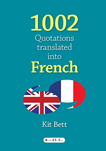 Beispielbild fr 1002 Quotations translated into French zum Verkauf von Wonder Book