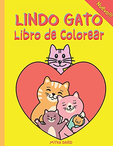 Beispielbild fr Lindo Gato Libro de Colorear: Libro para colorear sper divertido con un lindo gato- 50 dibujos para colorear para nios -Diseos lindos y divertido zum Verkauf von Buchpark