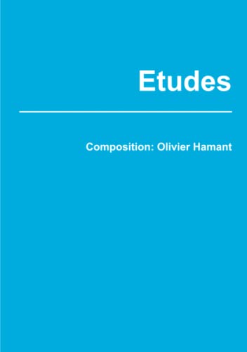 Beispielbild fr Etudes (French Edition) [Soft Cover ] zum Verkauf von booksXpress