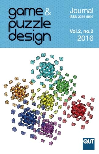 Imagen de archivo de Game & Puzzle Design, vol. 2, no. 2, 2016 (B&W) a la venta por Revaluation Books