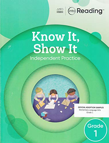 Stock image for HMH: Into Reading - Know It, Show It (Independent Practice Workbook) Grade 1 for sale by Jenson Books Inc