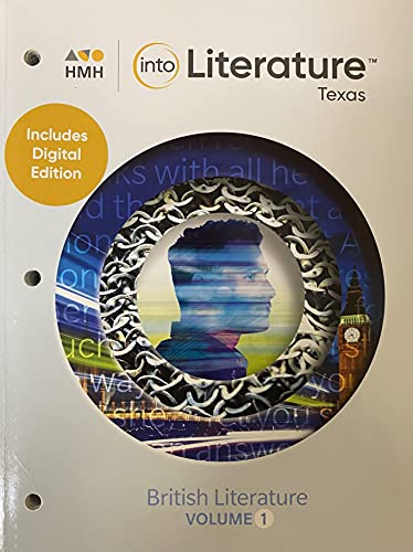 Imagen de archivo de into Literature, Texas Edition, British Literature; Volume 1; Grade 12, c. 2021, 9781328474506, 132847450X a la venta por Gulf Coast Books