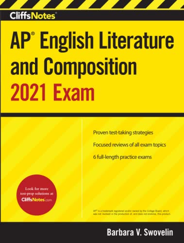 9781328487940: Cliffsnotes AP English Literature and Composition 2021 Exam