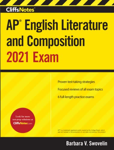 Imagen de archivo de CliffsNotes AP English Literature and Composition 2021 Exam a la venta por Goodwill of Colorado