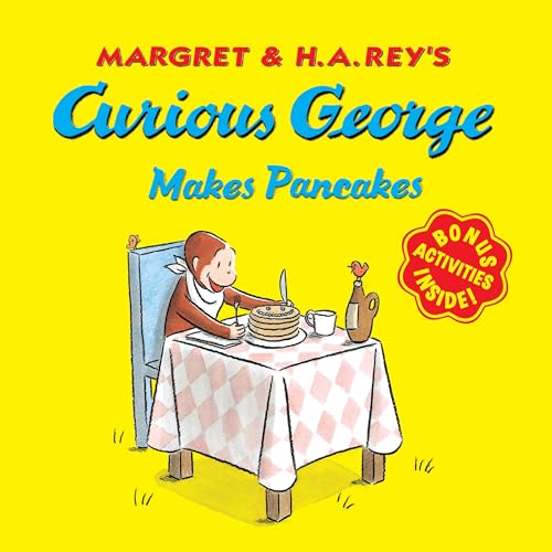 9781328581310: Curious George Makes Pancakes (with bonus stickers and audio)