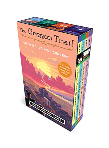 Imagen de archivo de The Oregon Trail 4-Book Paperback Box Set Plus Poster Map a la venta por Goodwill