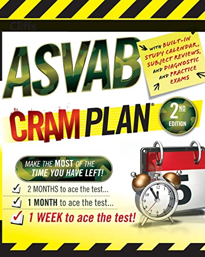 Stock image for CliffsNotes ASVAB Cram Plan: 2nd Edition (CliffsNotes Cram Plan) for sale by Gulf Coast Books