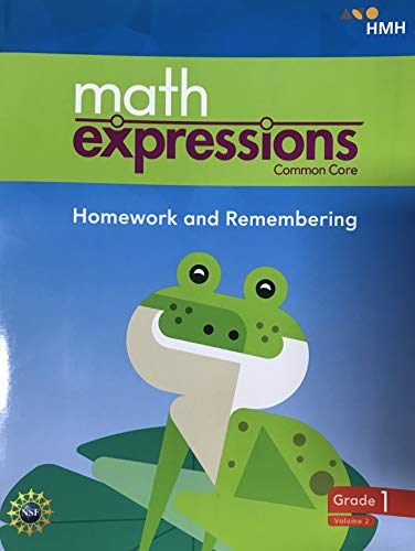 Stock image for Math Expressions Common Core - Homework and Remembering, Grade 1 Volume 2 for sale by Walker Bookstore (Mark My Words LLC)