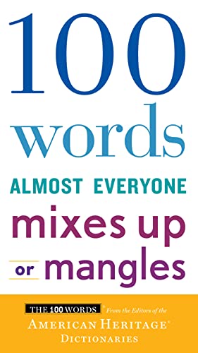 9781328710321: 100 Words Almost Everyone Mixes Up or Mangles