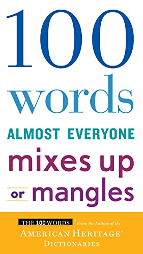 9781328710321: 100 Words Almost Everyone Mixes Up Or Mangles