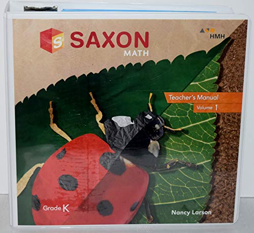 Imagen de archivo de Saxon Math (Grade K) Volume 1 Teacher's Manual a la venta por TextbookRush