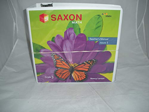 9781328863393: Saxon Math (Grade 3) Volume 1 Teacher's Manual
