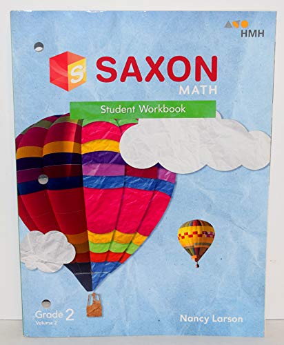 9781328863980: Saxon Math Student Workbook (Grade 2) (Volume 2)