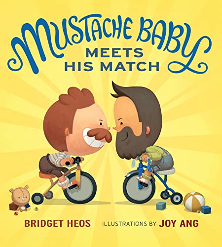 Beispielbild fr Mustache Baby Meets His Match Board Book zum Verkauf von ZBK Books