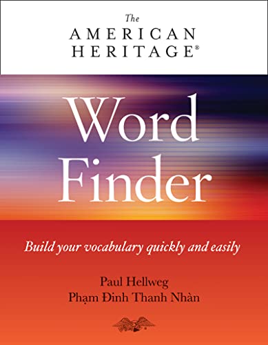 Beispielbild fr American Heritage Word Finder zum Verkauf von Better World Books: West