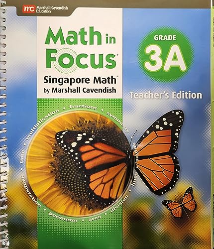 Imagen de archivo de Math In Focus StA: Teacher Edition, Book A Grade 3 2018 a la venta por HPB-Red