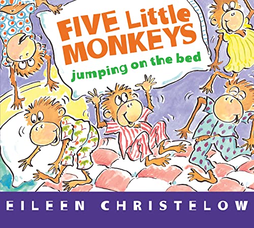 9781328884565: Five Little Monkeys Jumping on the Bed (board book)