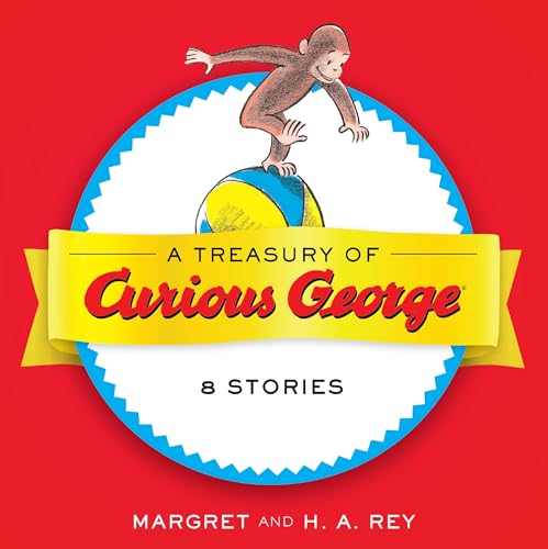 9781328905147: A Treasury of Curious George: 6 Stories in 1!