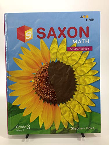 Beispielbild fr Saxon Math Student Edition Grade 3 Volume 1 HMH zum Verkauf von ThriftBooks-Dallas