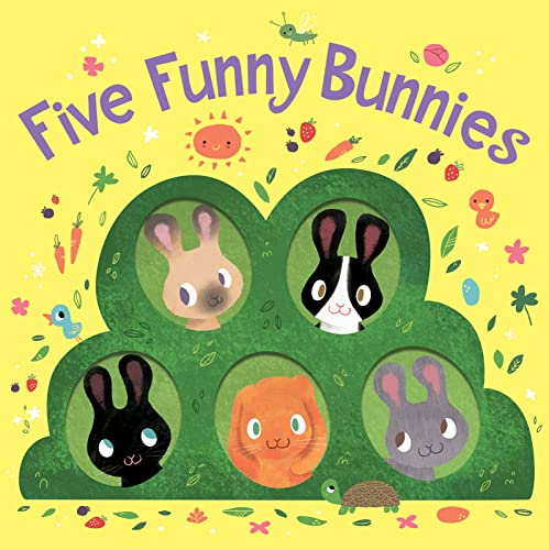9781328966032: Five Funny Bunnies Board Book: An Easter And Springtime Book For Kids